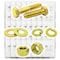 Boltsandnuts.Com Inch Grade 8 Coarse Hex Cap Screws, Hex Nuts, Flat & Lock Washers - 2011 PCS Assortment Kit #108 - alternate 1